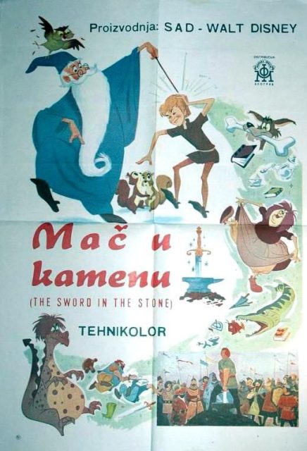 Merlin l'enchanteur - Photos et affiches. 18 Affiche Merlin l'enchanteur Disney Poster The sword in the stone