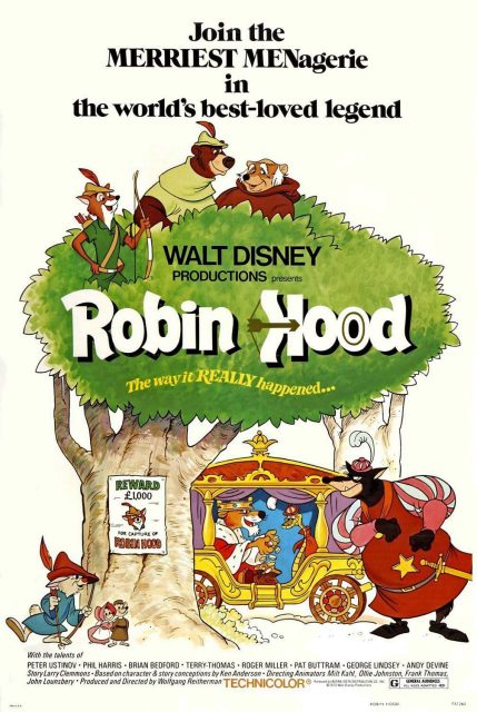 Robin des bois - Photos et affiches. 3 Affiche Robin des bois Disney Poster Hood