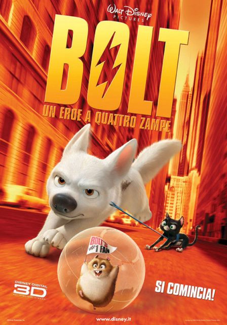 Volt, star malgré lui - Photos et affiches. 10 Affiche Volt Star malgré lui Disney Poster Bolt