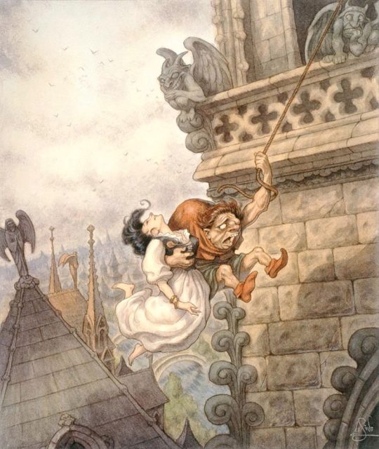 Le bossu de Notre-Dame - Photos et affiches. 54 Artwork Concept art Le bossu de Notre-Dame Disney Hunchback