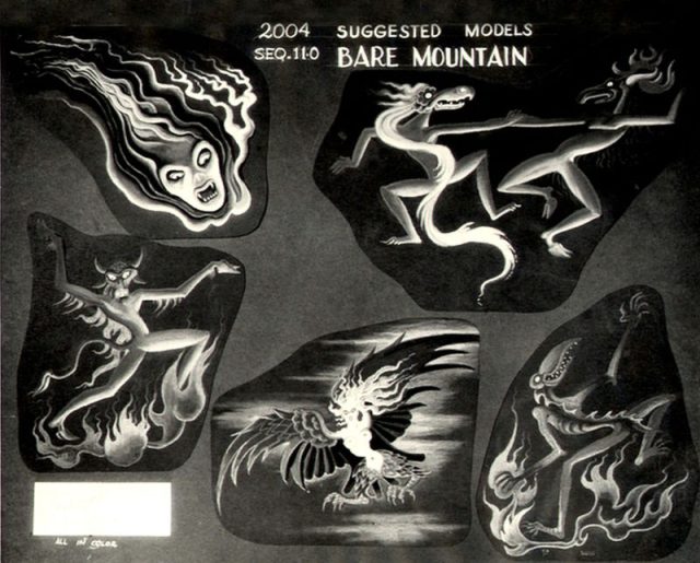 Fantasia - Photos et affiches. 65 Artwork Concept art Fantasia Disney