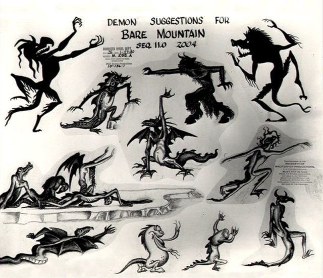 Fantasia - Photos et affiches. 64 Artwork Concept art Fantasia Disney