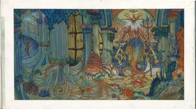 La petite sirène - Photos et affiches. 45 Artwork Concept art La petite sirène Disney Little mermaid