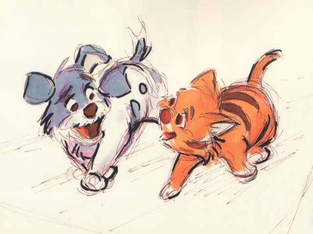 Oliver et compagnie - Photos et affiches. 14 Artwork Concept art Oliver compagnie Disney Poster Company