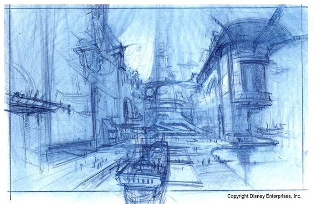 La planète au trésor : un nouvel univers - Photos et affiches. 46 Artwork Concept art La planète au trésor : un nouvel univers Disney Treasure Planet