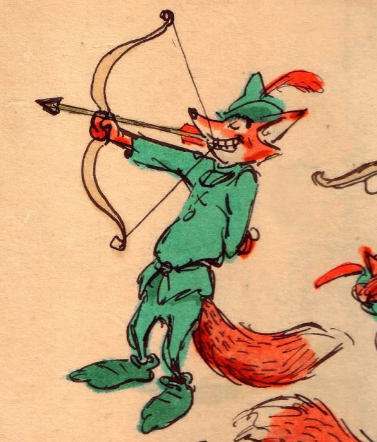 Robin des bois - Photos et affiches. 41 Concept art Artwork Robin des bois Disney Hood