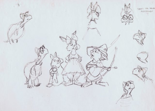 Robin des bois - Photos et affiches. 49 Concept art Artwork Robin des bois Disney Hood