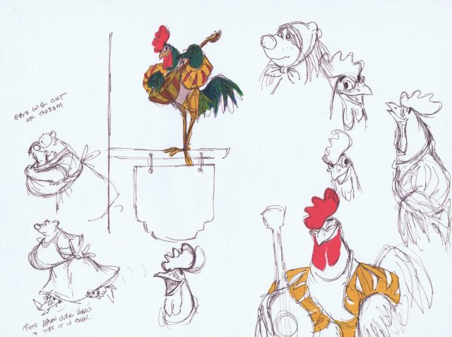 Robin des bois - Photos et affiches. 46 Concept art Artwork Robin des bois Disney Hood