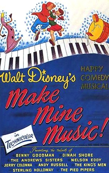 La bande originale de La boîte à musique. 1 boite musique Disney bande originale soundtrack album make mine music