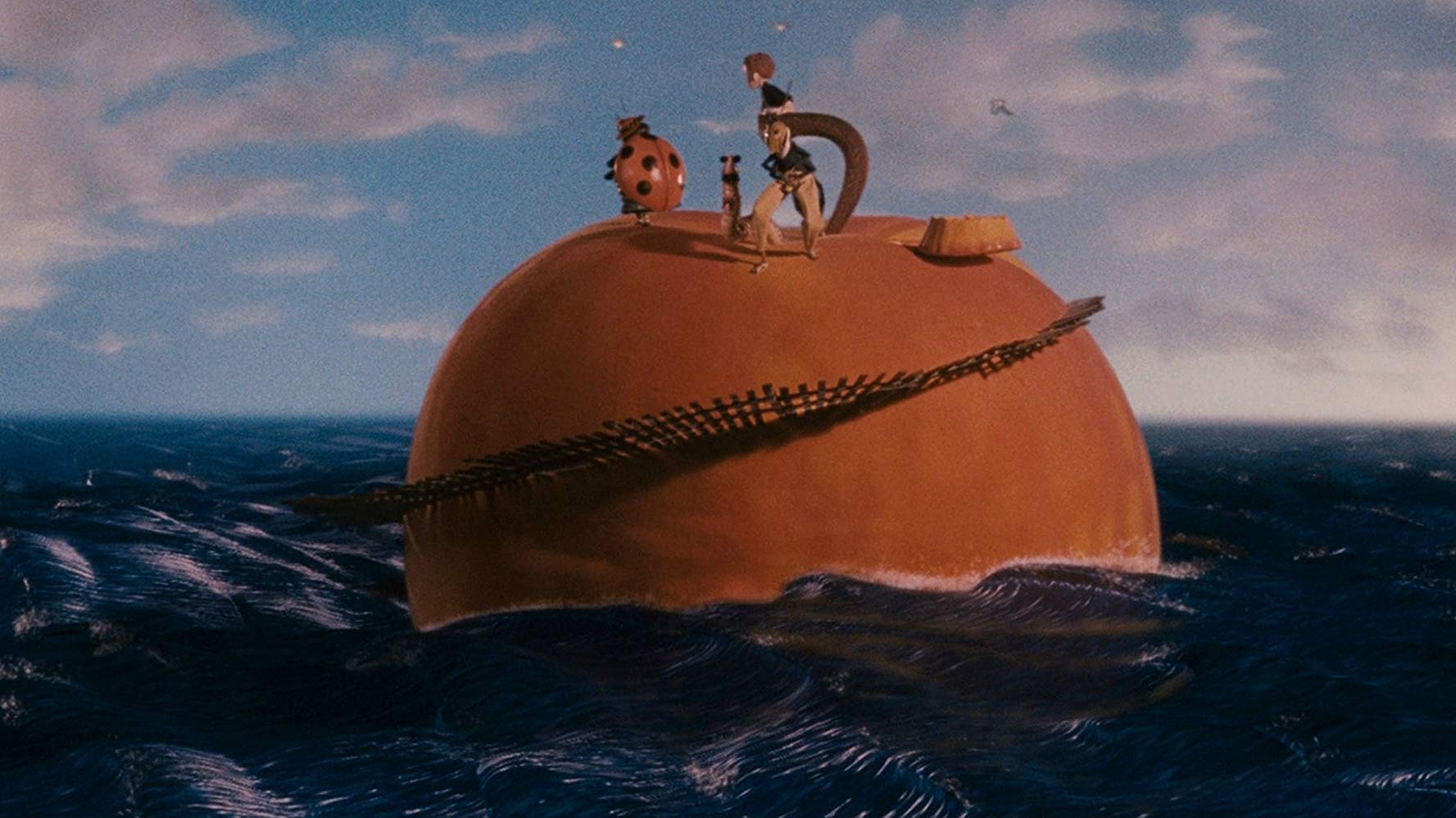 Image james pêche géante giant peach disney