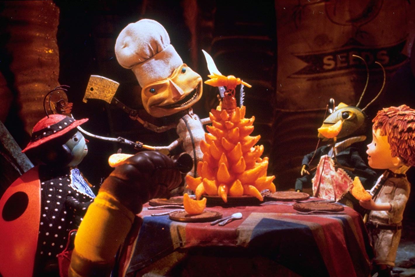 Image james pêche géante giant peach disney