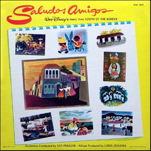 La bande originale de Saludos Amigos. 1 saludos amigos Disney bande originale soundtrack album
