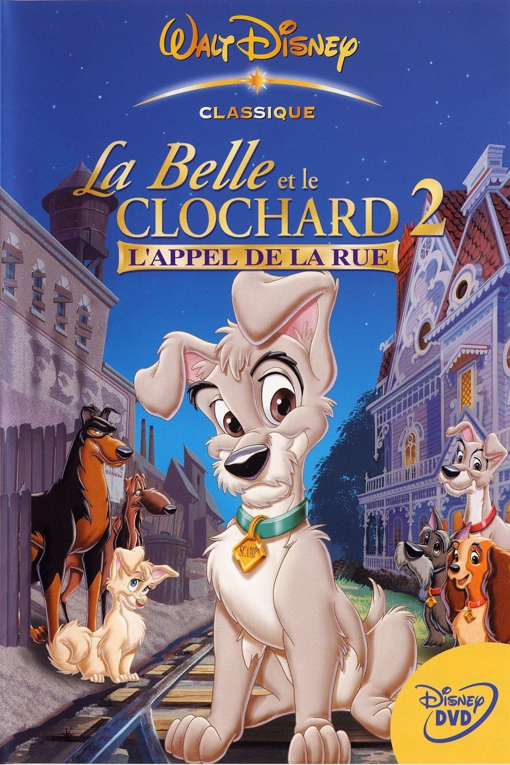 affiche poster belle clochard lady tramp 2 appel rue scamp adventure disney