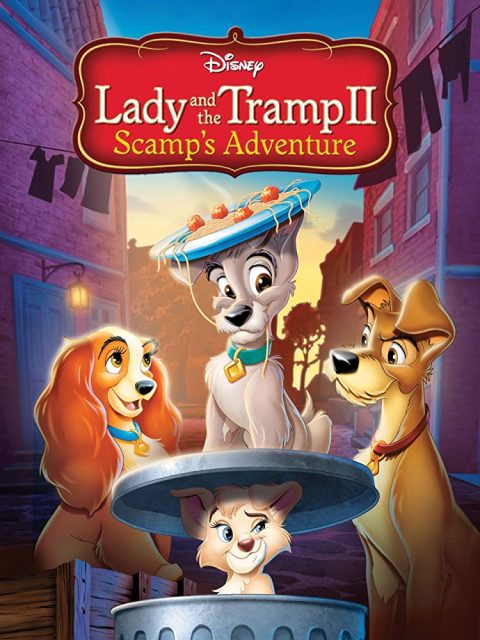 affiche poster belle clochard lady tramp 2 appel rue scamp adventure disney