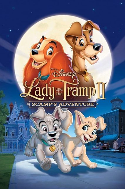 affiche poster belle clochard lady tramp 2 appel rue scamp adventure disney