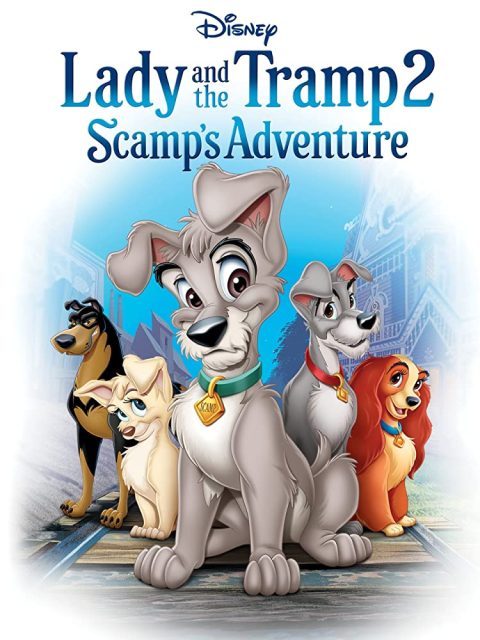 affiche poster belle clochard lady tramp 2 appel rue scamp adventure disney