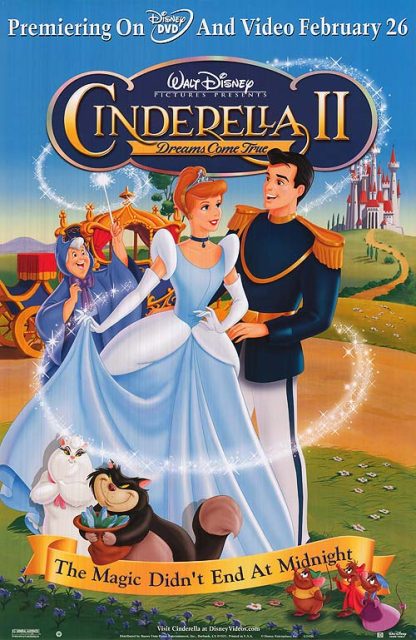 Affiche Poster cendrillon 2 cinderella dreams come true disney disneytoon