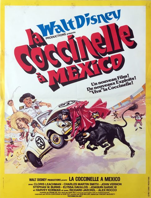 La Coccinelle à Mexico. 1 Affiche Poster de La Coccinelle à Mexico Herbies goes Bananas avec Joaquin Garay et Stephen W. Burns 1980