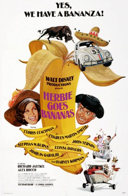 La Coccinelle à Mexico - Photos et affiches. 2 Affiche Poster coccinelle Herbie mexico bananas disney