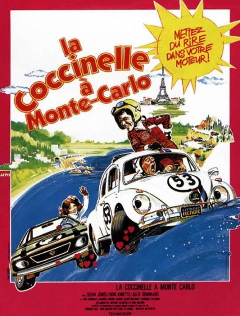 La Coccinelle à Monte-Carlo - Photos et affiches. 2 Affiche Poster coccinelle Herbie monte carlo disney
