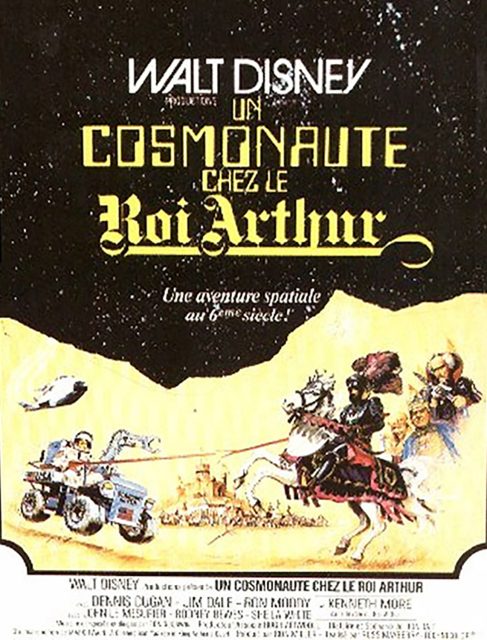 Un cosmonaute chez le roi Arthur. 1 Affiche Poster cosmonaute roi arthur Unidentified Flying Oddball Spaceman king disney