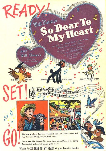 Danny, le petit mouton noir - Photos et affiches. 4 Affiche Danny le petit mouton noir Disney Poster So dear to my heart