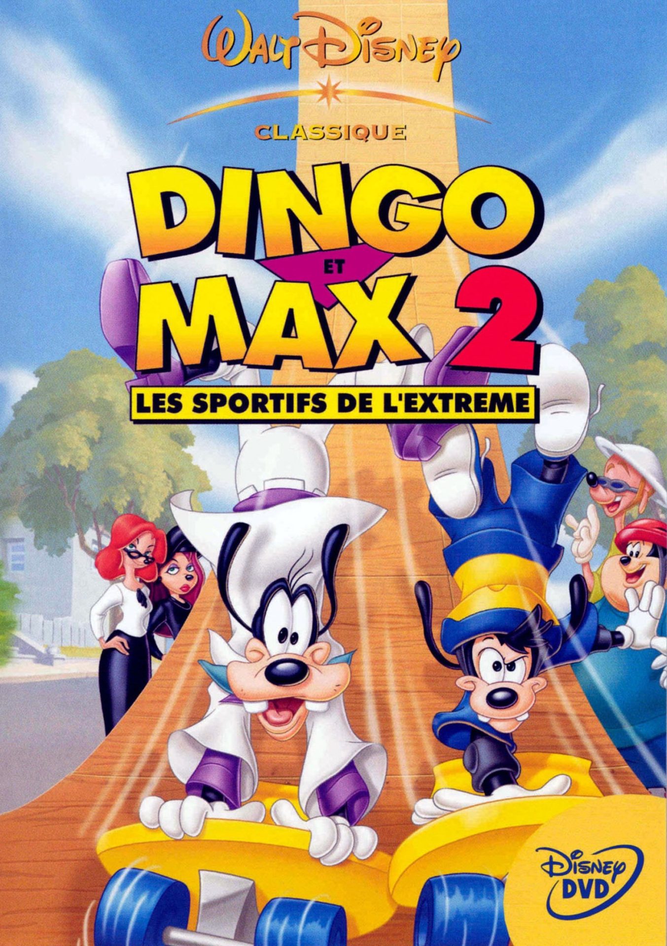 affiche poster dingo max 2 sportifs extreme goofy disney