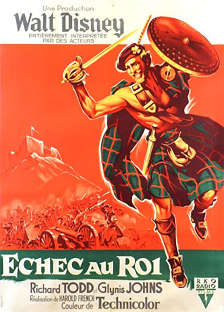 Échec au roi. 1 Affiche Poster échec roi rob roy highland rogue disney