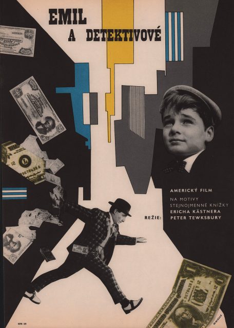 Affiche Poster émile détectives disney