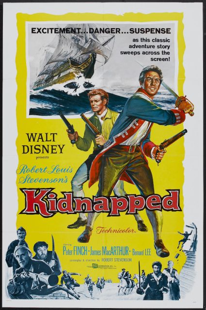 Affiche Poster enlèvement david balfour kidnapped disney