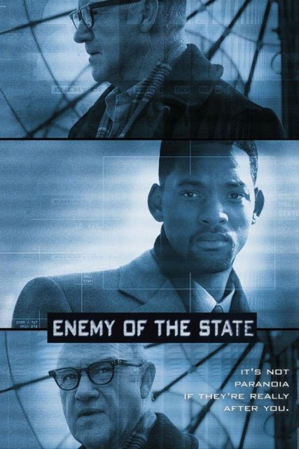 Affiche Poster de Ennemi d’état avec Will Smith et Gene Hackman 1998