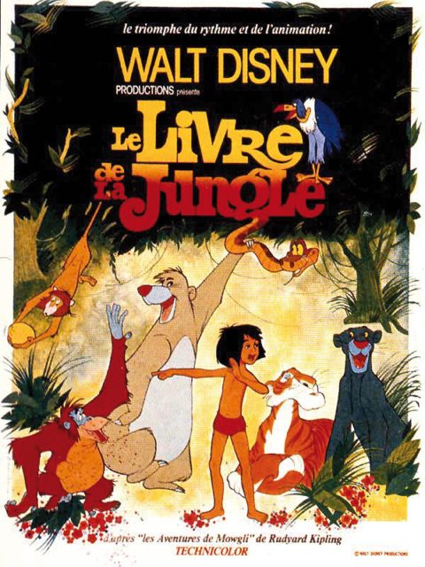 Le livre de la jungle. 1 Affiche Poster de Le Livre de la Jungle Book 1967