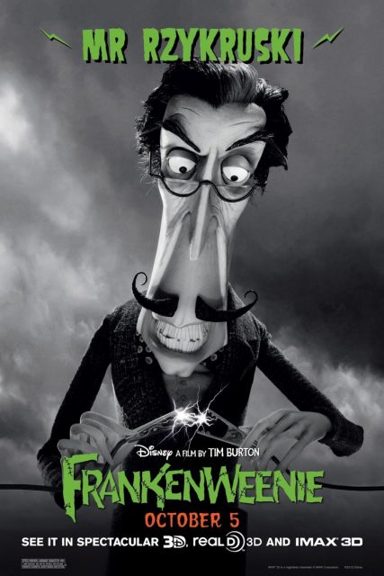 Affiche Poster de Frankenweenie 2012