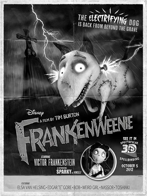 Affiche Poster de Frankenweenie 2012