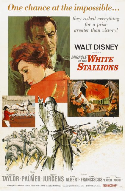 Affiche poster grand retour Miracle White Stallions disney