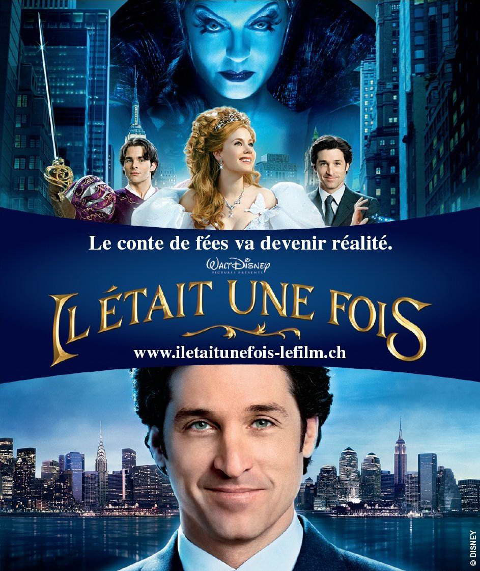 Affiche Poster il était une fois enchanted disney