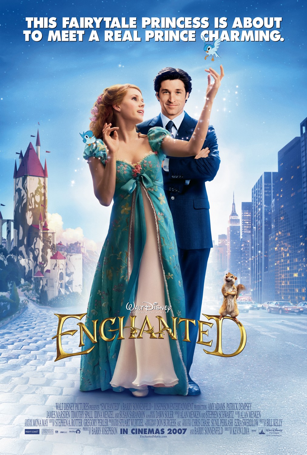 Affiche Poster il était une fois enchanted disney