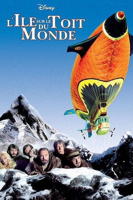 Affiche Poster île toit monde island top world disney