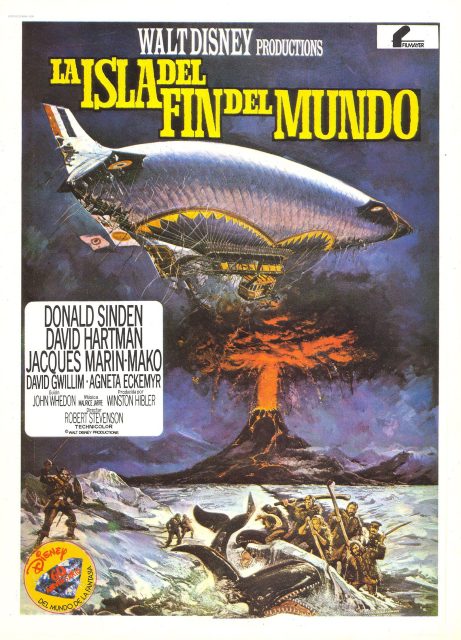 Affiche Poster île toit monde island top world disney