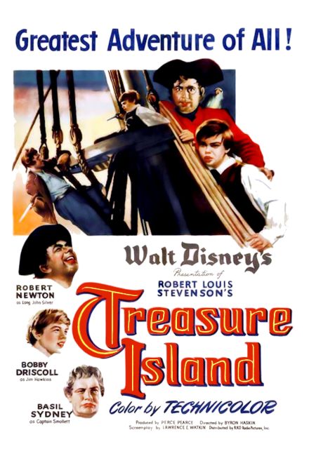 Affiche Poster île trésor treasure island disney
