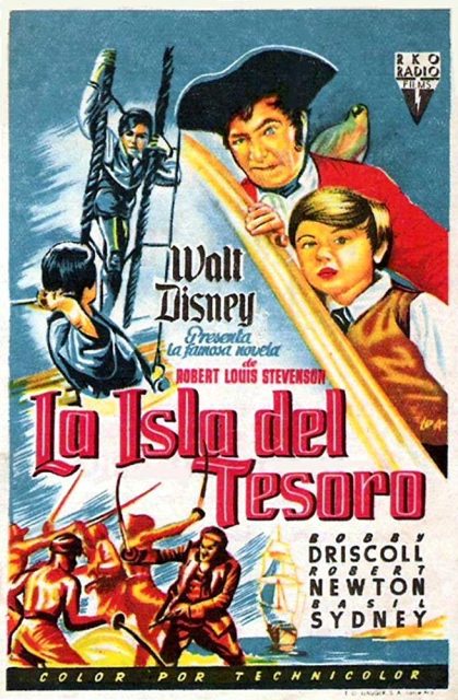 Affiche Poster île trésor treasure island disney