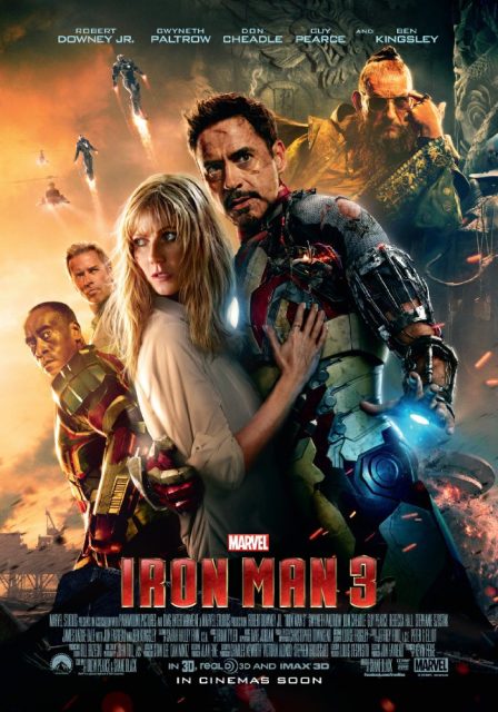 Iron Man 3 - Photos et affiches. 5 Affiche Poster Iron Man 3 Disney Marvel