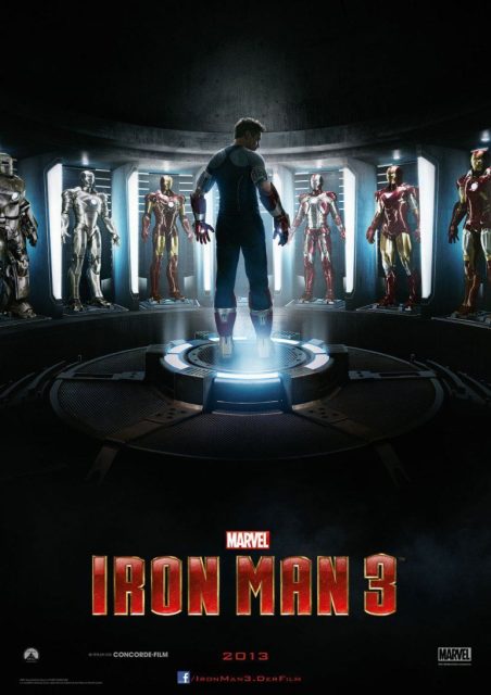 Iron Man 3 - Photos et affiches. 11 Affiche Poster Iron Man 3 Disney Marvel