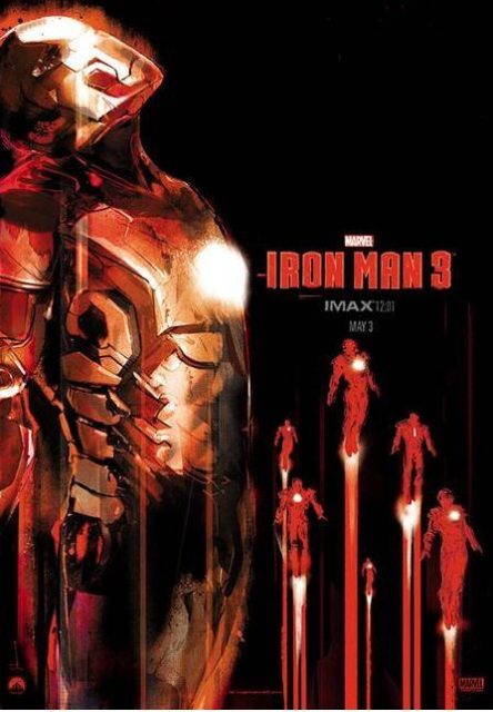 Iron Man 3 - Photos et affiches. 8 Affiche Poster Iron Man 3 Disney Marvel