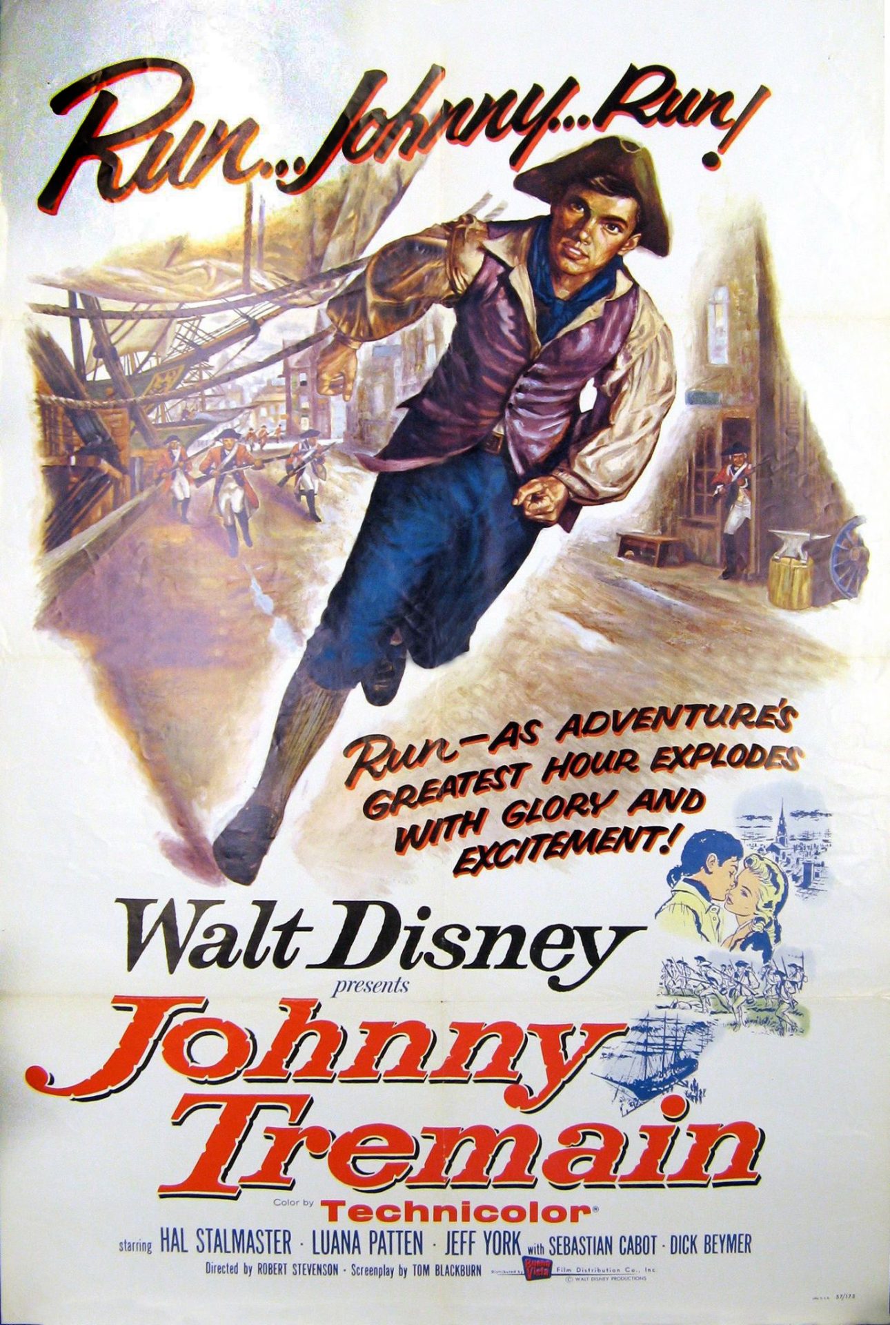 Affiche Poster Johnny tremain disney
