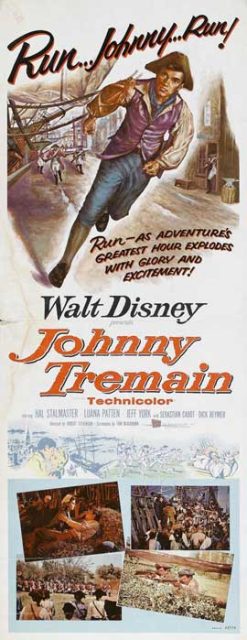 Affiche Poster Johnny tremain disney