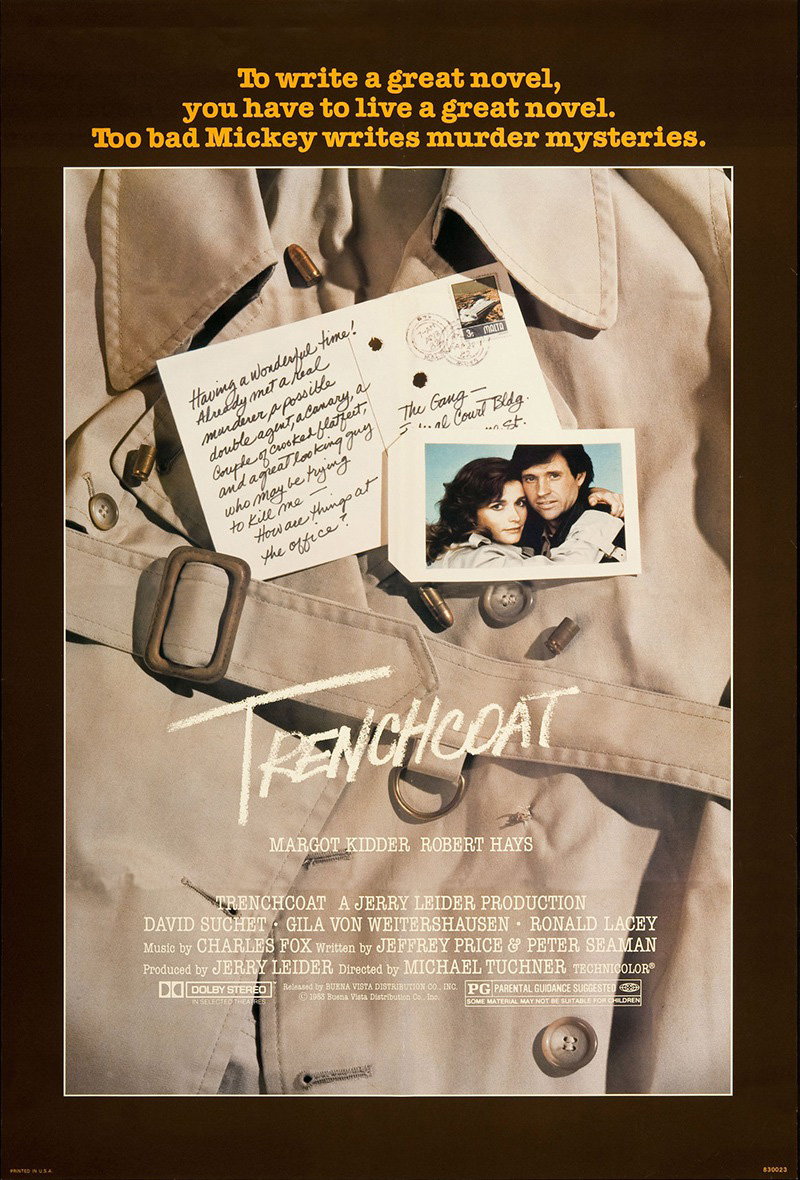 Meurtres à Malte - Photos et affiches. 1 Affiche Poster meurtres malte trenchcoat