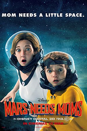 Milo sur Mars - Photos et affiches. 7 Affiche Poster Milo mars needs moms disney