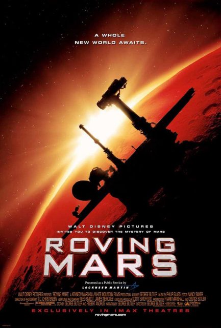 affiche poster objectif mars roving disney