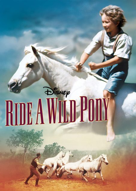 Affiche poster où passé poney wild ride pony disney